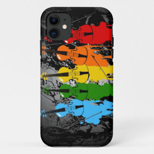 Grunge Violins iPhone 5 Case