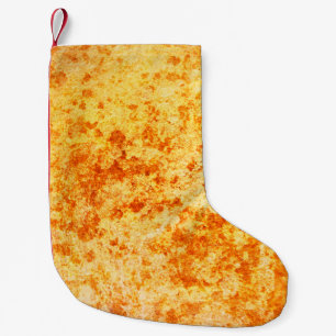 Grunge wall, highly detailed textured background.  small christmas stocking