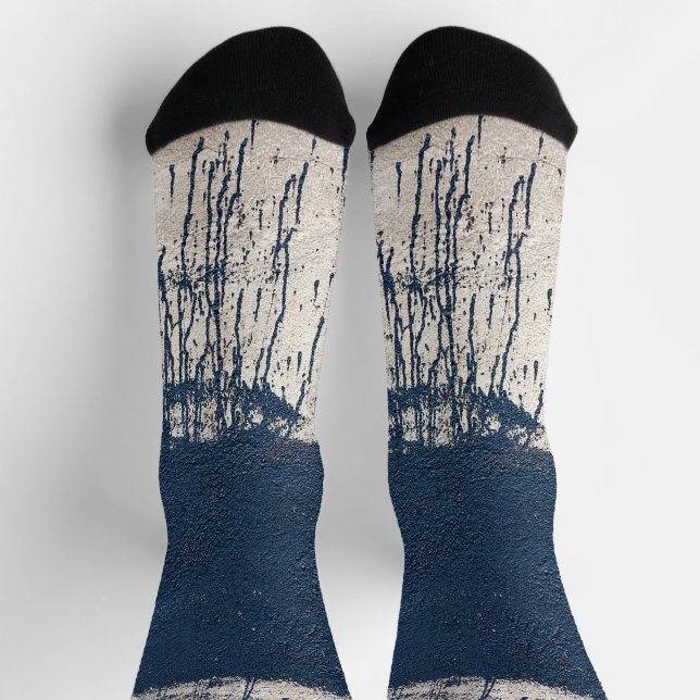 Grunge wall texture socks (Top)