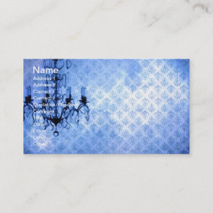 Grunge Wallpaper Chandelier 5 Business Card