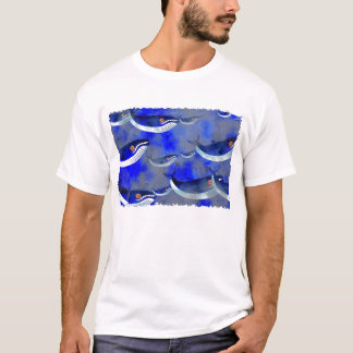 Grunge Whales T-Shirt