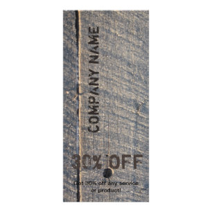 grunge wood Renovation Carpentry Construction Rack Card