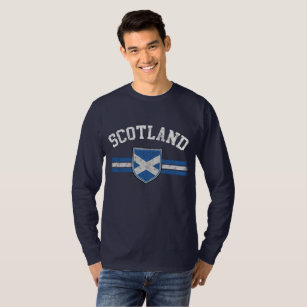 Grunge Worn Look Scotland Flag T-Shirt