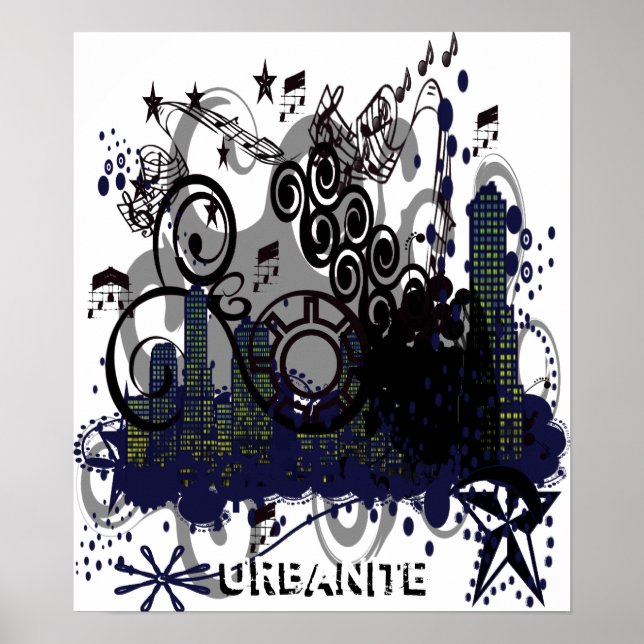 Grunged City Poster (Front)