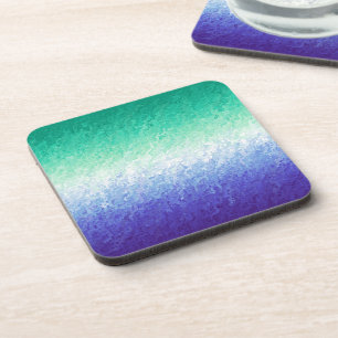 Grungy Abstract MLM Men Loving Men Pride Flag Coaster