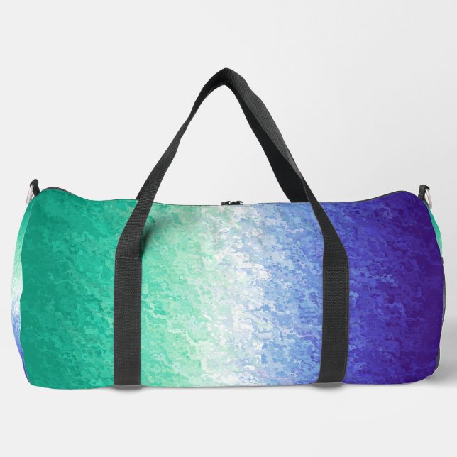 Grungy Abstract MLM Men Loving Men Pride Flag Duffle Bag (Front)