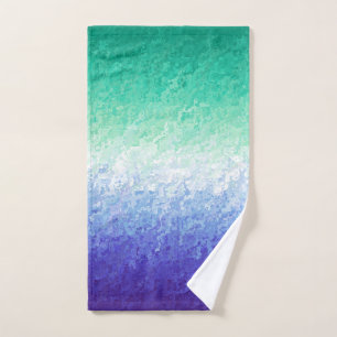 Grungy Abstract MLM Men Loving Men Pride Flag Hand Towel