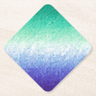 Grungy Abstract MLM Men Loving Men Pride Flag Paper Coaster