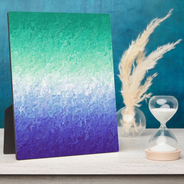 Grungy Abstract MLM Men Loving Men Pride Flag Plaque (Side)
