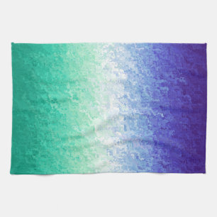 Grungy Abstract MLM Men Loving Men Pride Flag Tea Towel