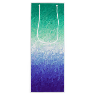 Grungy Abstract MLM Men Loving Men Pride Flag Wine Gift Bag