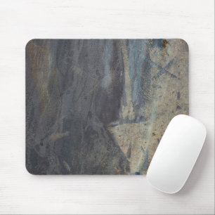 Grungy Abstract Slate Design Mouse Pad