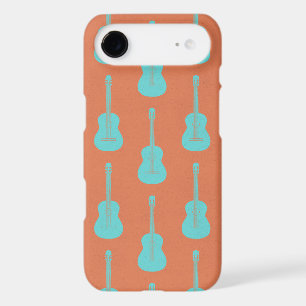 Grungy Acoustic Guitar Polkadot green orange