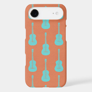 Grungy Acoustic Guitar Polkadot green orange