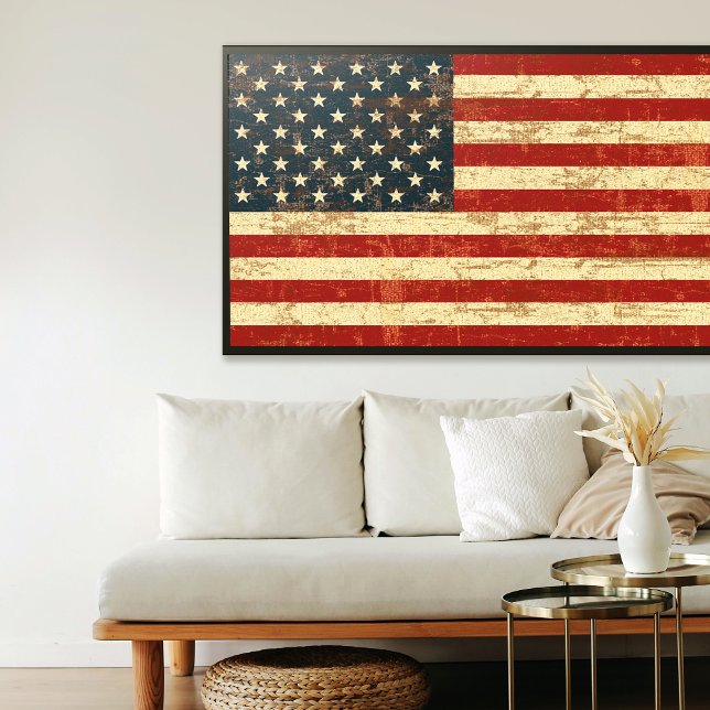 Grungy American FLag Poster (Creator Uploaded)