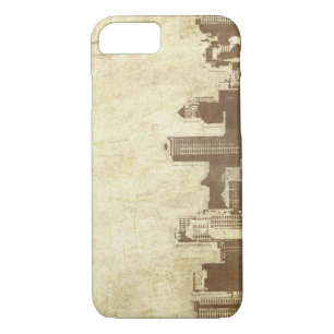 Grungy city background iPhone 8/7 case
