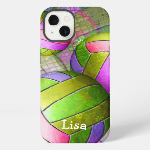 Grungy Girls' Volleyball iPhone 13 Case