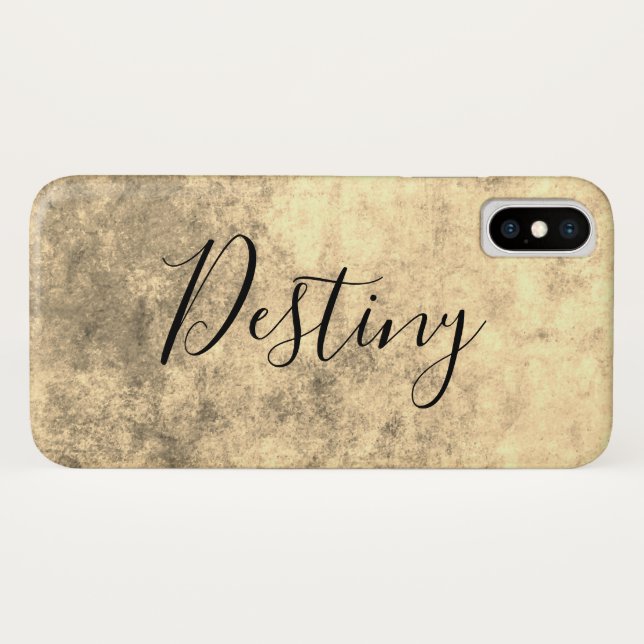 Grungy Gold Texture Case-Mate iPhone Case (Back (Horizontal))
