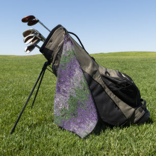 Grungy Groovy Funky Trippy Genderqueer Pride Golf Towel