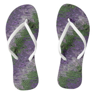 Grungy Groovy Funky Trippy Genderqueer Pride Jandals
