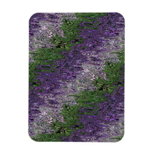 Grungy Groovy Funky Trippy Genderqueer Pride Magnet