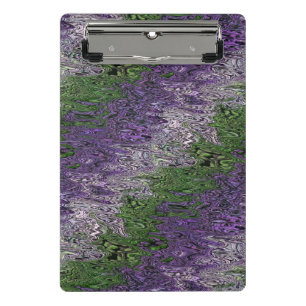Grungy Groovy Funky Trippy Genderqueer Pride Mini Clipboard