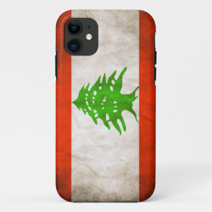 Grungy Lebanon Flag Case-Mate iPhone Case