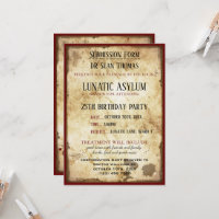 Grungy Lunatic Asylum Birthday
