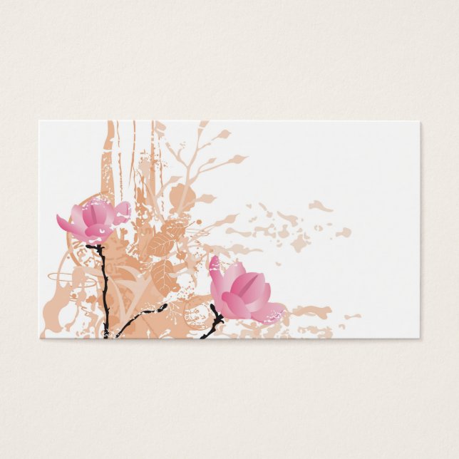 Grungy magnolias Profile Card (Front)