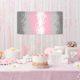 Grungy Noisy Grainy Abstract Demigirl Pride Flag Banner