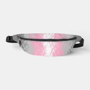 Grungy Noisy Grainy Abstract Demigirl Pride Flag Bum Bags