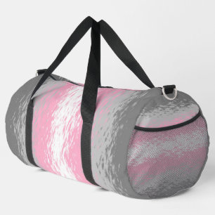Grungy Noisy Grainy Abstract Demigirl Pride Flag Duffle Bag