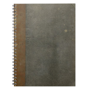 Grungy Old Book Cover Notebook