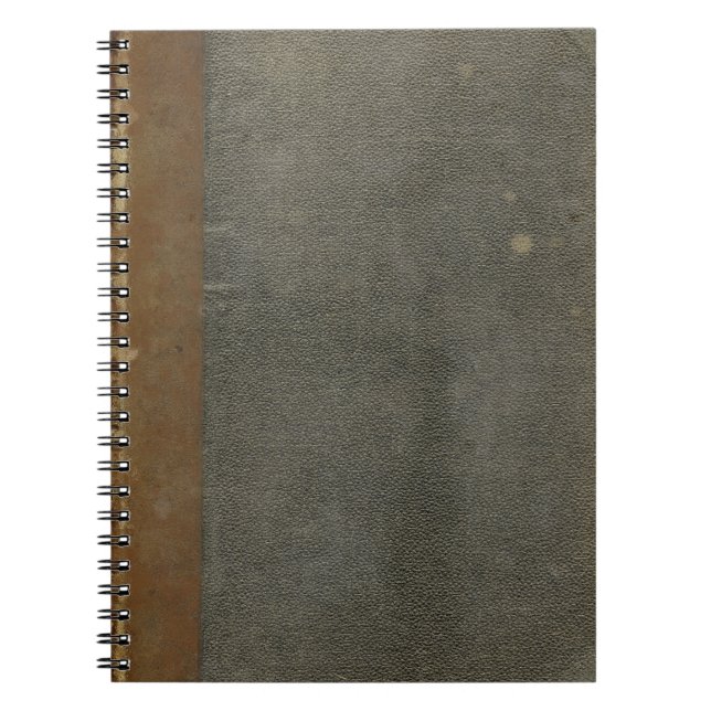 Grungy Old Book Cover Notebook (Front)