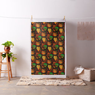 Grungy Owls seamless pattern I + your idea Fabric