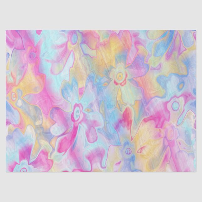 Grungy-Painted-Florals-5- Tissue Paper (Front)