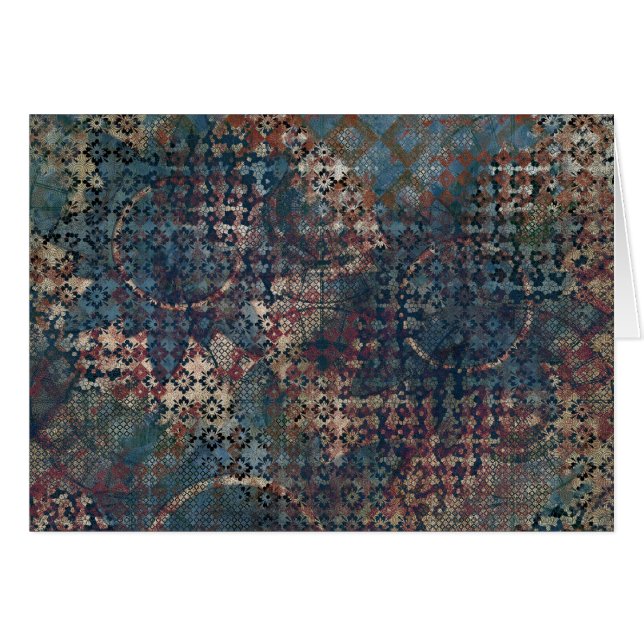 Grungy Patterns with Messy Patchwork of Textures (Front Horizontal)