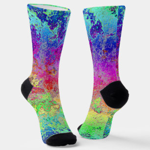 Grungy Rainbow Socks