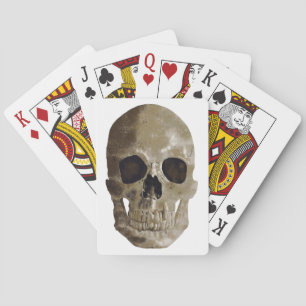 Grungy Skull Playing Cards