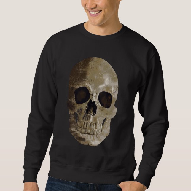 Grungy Skull Sweatshirt (Front)