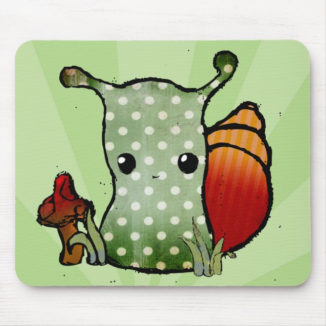 Grungy Snail Mousepad (Front)