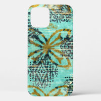Grungy Tribal: Ethnic Rug Motif