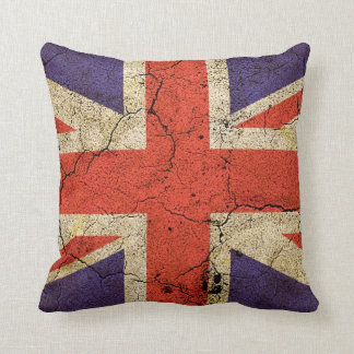 Grungy UK flag (Union Jack) Cushion