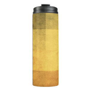 grungy watercolor-like graphic abstract 2 thermal tumbler