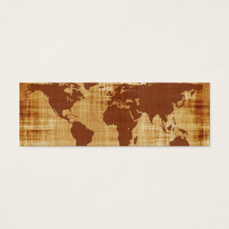 Grungy World Map Textured