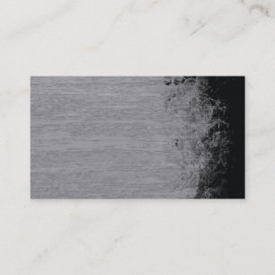 grungy worn metal business card