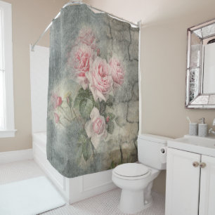 GrungyRoses - Shower Curtain
