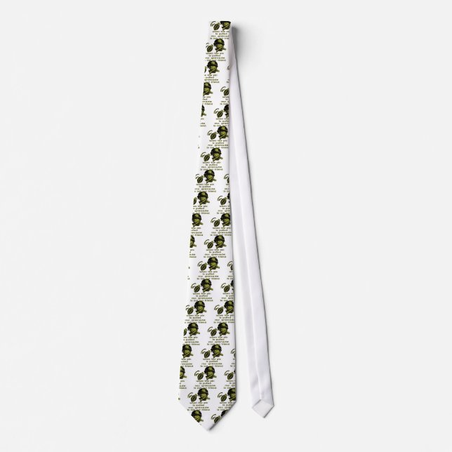 Grunt When The Pin Is Pulled Mr. Grenade Tie (Front)
