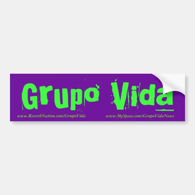 Grupo Vida Bumper Sticker (Front)