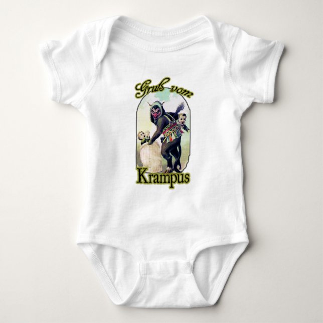 Gruß vom Krampus Baby Bodysuit (Front)